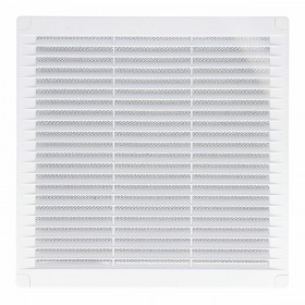 Griglia di ventilazione EDM 87706 Bianco 25 x 25 x 0,7 cm Zanzariera