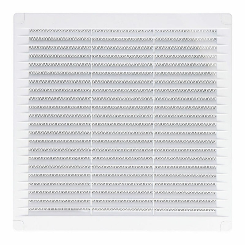 Griglia di ventilazione EDM 87706 Bianco 25 x 25 x 0,7 cm Zanzariera