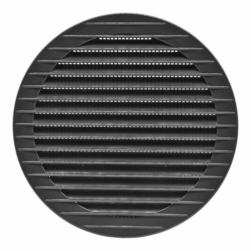Griglia di ventilazione EDM 87722 Antracite Ø 15 cm