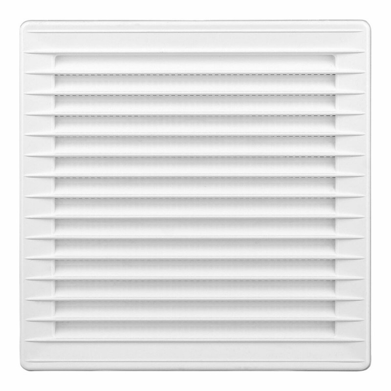 Griglia di ventilazione EDM 87724 Bianco 17 x 17 x 1,15 cm Zanzariera