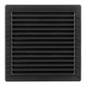 Griglia di ventilazione EDM 87726 Antracite 17 x 17 x 1,15 cm Zanzariera