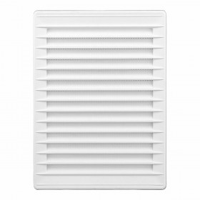 Griglia di ventilazione EDM 87733 Bianco 13,7 x 20,7 cm Zanzariera