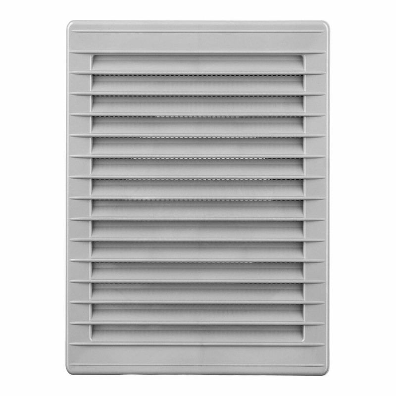 Griglia di ventilazione EDM 87734 Grigio 13,5 x 20,5 cm Zanzariera