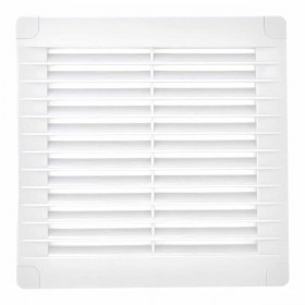 Griglia di ventilazione EDM 87702 Bianco 15 x 15 cm