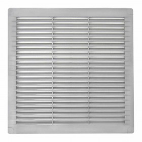 Griglia di ventilazione EDM 87707 Grigio 25 x 25 x 0,7 cm Zanzariera