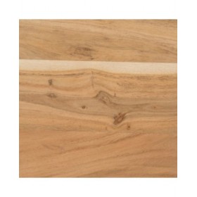Tavolino Aggiuntivo Naturale Ferro Legno di acacia 50 x 50 x 46 cm