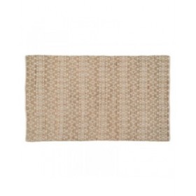 Tappeto Bianco Naturale 60 % Cotone Juta 200 x 290 cm