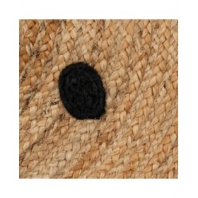 Tappeto Beige 100 % Juta 100 x 100 cm