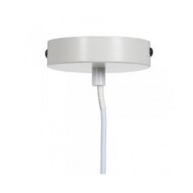 Lampadario Beige Carta Ferro 220-240 V 41 x 41 x 17 cm