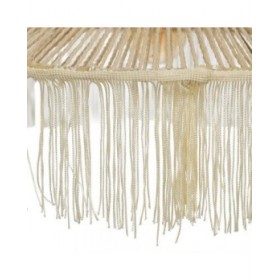 Lampadario Beige Carta Ferro 220-240 V 41 x 41 x 17 cm