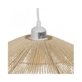 Lampadario Beige Carta Ferro 220-240 V 41 x 41 x 17 cm