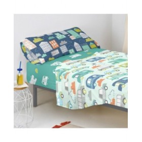 Lenzuolo con angoli HappyFriday MOSHI MOSHI Multicolore 90 x 200 x 32 cm
