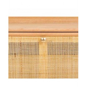 Panca Alexandra House Living Naturale Legno MDF 38 x 53 x 80 cm Scarpiera
