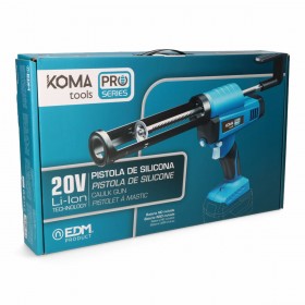 Pistola di Silicone Elettrica Koma Tools Pro Series Azzurro Nero 43,8 x 6,8 x 27 cm