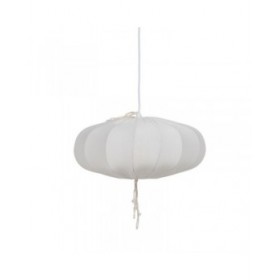 Lampadario Bianco Cotone 220-240 V 39,5 x 39,5 x 18 cm