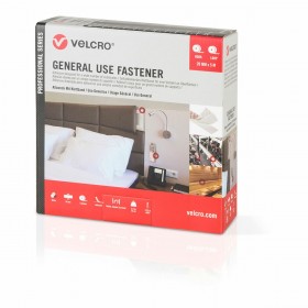 Nastro biadesivo Velcro Nero 50 mm x 5 m