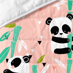 Trapunta HappyFriday Moshi Moshi Rosa 200 x 260 cm Panda