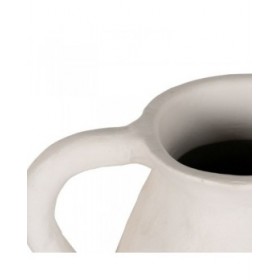 Vaso Bianco Ceramica 20 x 17 x 36 cm