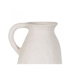 Vaso Bianco Ceramica 20 x 17 x 36 cm