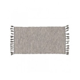 Tappeto Grigio 70 % cotone 30 % Poliestere 80 x 150 cm