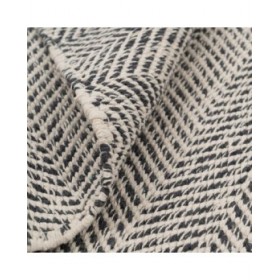 Tappeto Grigio 70 % cotone 30 % Poliestere 80 x 150 cm