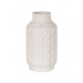 Vaso Bianco Ceramica 22 x 22 x 41 cm