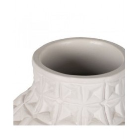 Vaso Bianco Ceramica 22 x 22 x 41 cm