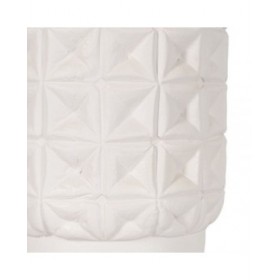 Vaso Bianco Ceramica 22 x 22 x 41 cm