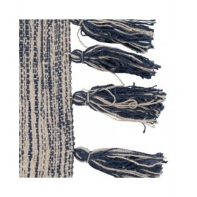 Tappeto Azzurro Bianco 70 % cotone 30 % Poliestere 120 x 180 cm