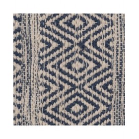 Tappeto Azzurro Bianco 70 % cotone 30 % Poliestere 120 x 180 cm