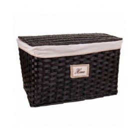 Set di Due Bauli Alexandra House Living Marrone scuro Legno di salice 46 x 46 x 76 cm