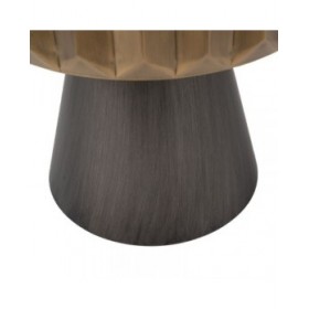 Tavolino Aggiuntivo Nero Dorato Ferro 63 x 63 x 62 cm