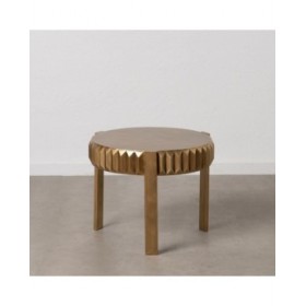 Tavolino Aggiuntivo Dorato Ferro 64 x 64 x 50 cm