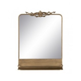 Specchio da parete Dorato 62 x 16 x 65 cm