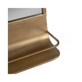 Specchio da parete Dorato 62 x 16 x 65 cm