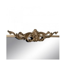 Specchio da parete Dorato 62 x 16 x 65 cm