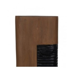 Statua Decorativa Marrone Maschera 20,5 x 12 x 49 cm