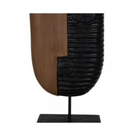 Statua Decorativa Marrone Maschera 20,5 x 12 x 49 cm