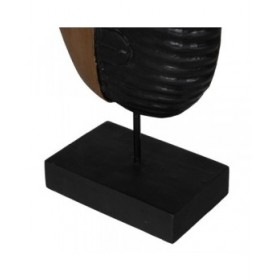 Statua Decorativa Marrone Maschera 20,5 x 12 x 49 cm