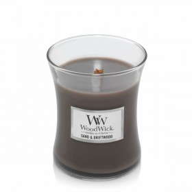 Candela Profumata Woodwick Sand & Driftwood 275 g