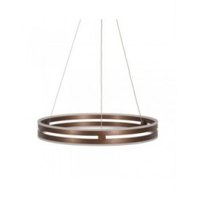 Lampadario Marrone Dorato Cristallo Ferro 220-240 V 60 x 60 x 9 cm