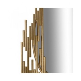 Specchio da parete Dorato Verticale 72 x 3,5 x 110 cm