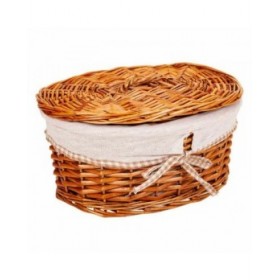 Scatole per conservare Alexandra House Living Naturale vimini Legno di salice 20 x 14 x 10 cm 23 x 14 x 30 cm 2 Pezzi