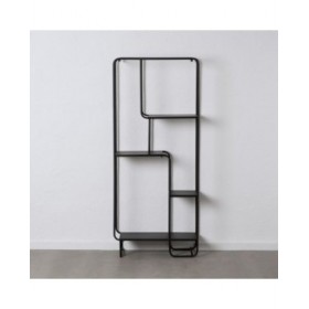 Scaffale Nero Ferro 76 x 30 x 180 cm