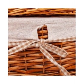 Scatole per conservare Alexandra House Living Naturale vimini Legno di salice 20 x 14 x 10 cm 23 x 14 x 30 cm 2 Pezzi