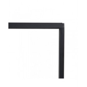 Scaffale Nero Cristallo Ferro 65 x 25 x 110 cm