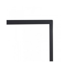 Scaffale Nero Cristallo Ferro 70 x 23 x 161 cm
