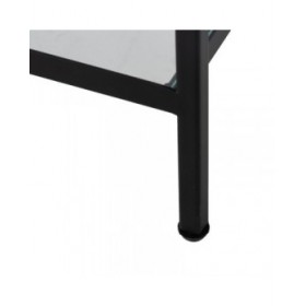 Scaffale Nero Cristallo Ferro 70 x 23 x 161 cm