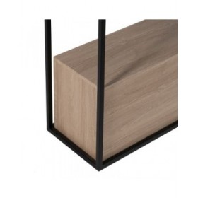 Ingresso Nero Naturale 122,5 x 22,5 x 75 cm