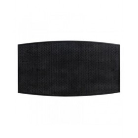 Tavolino da Caffè OSLO Nero Naturale Ferro Legno MDF 109,5 x 60 x 40,5 cm